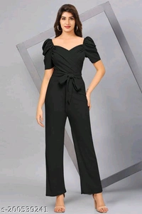 WOMEN'S DESIGNER JUMPSUITName: WOMEN'S DESIGNER JUMPSUITFabric: PolyesterSleeve Length: Short SleevesPattern: SolidNet Quantity (N): 1Sizes: XS (Bust Size: 32 in, Length Size: 47 in, Waist Size: 27 in) S (Bust Size: 34 in, Length Size: 47 in, Waist Size: 29 in) M (Bust Size: 36 in, Length Size: 47 in, Waist Size: 31 in) L (Bust Size: 38 in, Length Size: 47 in, Waist Size: 33 in) XL - Red, S M L XS Xxl  Xl