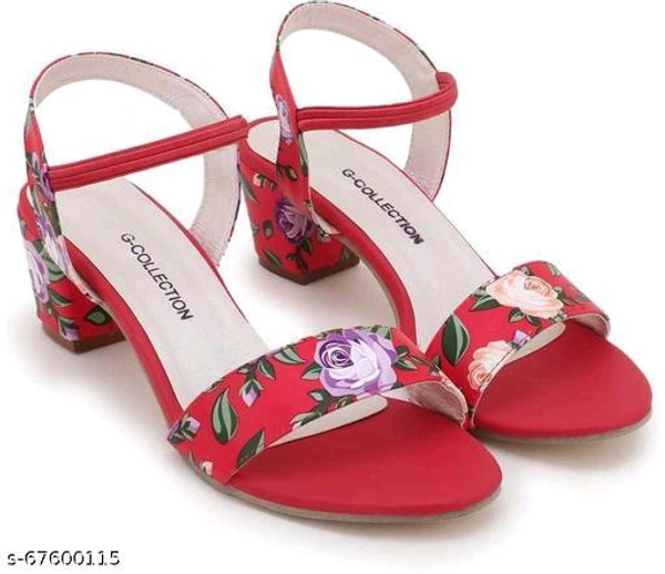 G-COLLECTION CASUAL HEEL SADAL FOR WOMEN AND GIRLSName: G-COLLECTION CASUAL HEEL SADAL FOR WOMEN AND GIRLSMaterial: SyntheticSole Material: SyntheticPattern: SolidNet Quantity (N): 1Sizes: IND-3 (Foot Length Size: 10.3 cm, Foot Width Size: 10.3 cm) IND-4 (Foot Length Size: 10.4 cm, Foot Width Size: 10.4 cm) IND-5 (Foot Length Size: 10.5 cm, Foot Width Size: 10.5 cm) IND-6 (Foot Len - Red, 6 7 8 5 4 3