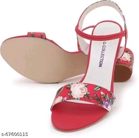 G-COLLECTION CASUAL HEEL SADAL FOR WOMEN AND GIRLSName: G-COLLECTION CASUAL HEEL SADAL FOR WOMEN AND GIRLSMaterial: SyntheticSole Material: SyntheticPattern: SolidNet Quantity (N): 1Sizes: IND-3 (Foot Length Size: 10.3 cm, Foot Width Size: 10.3 cm) IND-4 (Foot Length Size: 10.4 cm, Foot Width Size: 10.4 cm) IND-5 (Foot Length Size: 10.5 cm, Foot Width Size: 10.5 cm) IND-6 (Foot Len - Red, 6 7 8 5 4 3
