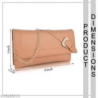 Classic Stylish Women SlingbagsName: Classic Stylish Women SlingbagsMaterial: PUNo. of Compartments: 2Pattern: SolidMultipack: 1Sizes:Free Size (Length Size: 10 in, Width Size: 10 in, Height Size: 10 in) DAXTON brings you this trendy box shape sling bag with latest flap design work. The perfect medium size makes it easy to carry and compartments provide enough space for your essent - Pink