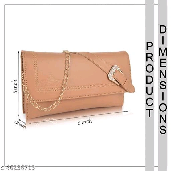 Classic Stylish Women SlingbagsName: Classic Stylish Women SlingbagsMaterial: PUNo. of Compartments: 2Pattern: SolidMultipack: 1Sizes:Free Size (Length Size: 10 in, Width Size: 10 in, Height Size: 10 in) DAXTON brings you this trendy box shape sling bag with latest flap design work. The perfect medium size makes it easy to carry and compartments provide enough space for your essent - Pink