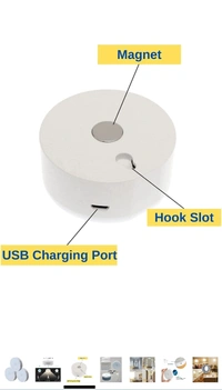 stick EVALUEMART Wireless Motion Sensor Led Wall Night Light With Usb Charging Stick Lamp ( White Light, Plastic, Pack of 4