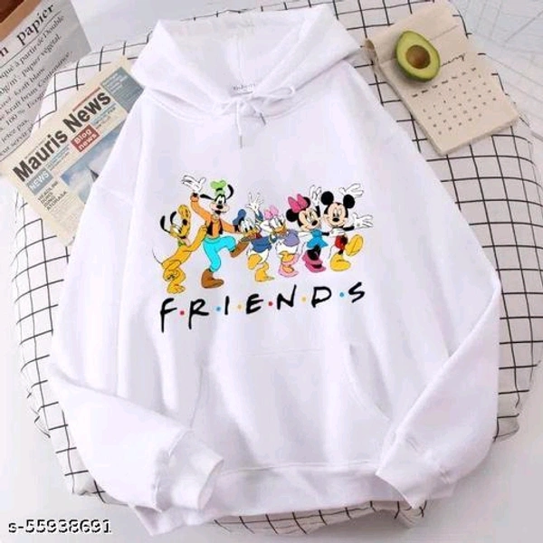 Womens SweatshirtsName: Womens SweatshirtsFabric: FleeceSleeve Length: Long SleevesPattern: PrintedNet Quantity (N): 1Sizes:S (Bust Size: 38 in, Length Size: 24 in, Waist Size: 28 in, Hip Size: 39 in, Shoulder Size: 16 in) M (Bust Size: 38 in, Length Size: 24 in, Waist Size: 29 in, Hip Size: 41 in, Shoulder Size: 16 in) L (Bust Size: 40 in, Length Size: 24 in, Waist Size: 30 in, Hi - Black