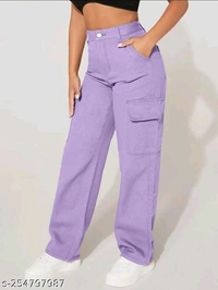 JeansName: JeansFabric: DenimNet Quantity (N): 1Sizes:28 (Length Size: 37 in) 30 (Length Size: 37 in) 32 (Length Size: 37 in) NEW SIDE POCKET HIGH WAIST WIDE LEGCountry of Origin: India - Brown