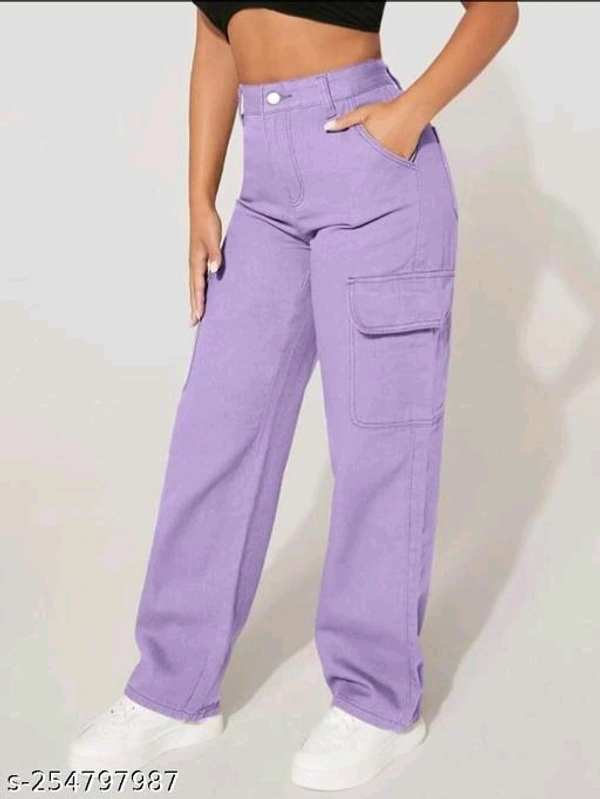 JeansName: JeansFabric: DenimNet Quantity (N): 1Sizes:28 (Length Size: 37 in) 30 (Length Size: 37 in) 32 (Length Size: 37 in) NEW SIDE POCKET HIGH WAIST WIDE LEGCountry of Origin: India - Brown