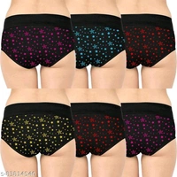 Catalog Name:*Comfy Women Briefs*Fabric: Cotton BlendPattern: PrintedNet Quantity (N): 6Sizes: XS (Waist Size: 30 in) M (Waist Size: 34 in) L (Waist Size: 36 in) XL (Waist Size: 38 in) XXL (Waist Size: 40 in) Dispatch: 1 Day*Proof of Safe Delivery! Click to know on Safety Standards of Delivery Partners- https://ltl.sh/y_nZrAV3 - Xl Xs M L Xxl