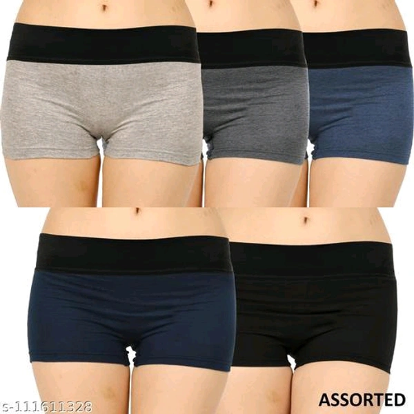 Catalog Name:*Fancy Women Briefs*Fabric: Cotton BlendPattern: SolidNet Quantity (N): 5Sizes: M (Waist Size: 34 in) L (Waist Size: 36 in) Dispatch: 2 Days*Proof of Safe Delivery! Click to know on Safety Standards of Delivery Partners- https://ltl.sh/y_nZrAV3 - M L