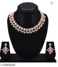 Beautiful Silver AD Diamond Choker Set With Earrings / New & Trending Necklace Jewellery Set . Western AD - Stone Jewellery Necklace / Fancy Stone Silver Choker Jewellery setName: Beautiful Silver AD Diamond Choker Set With Earrings / New & Trending Necklace Jewellery Set . Western AD - Stone Jewellery Necklace / Fancy Stone Silver Choker Jewellery setBase Metal: AlloyPlating: Silv - Silver
