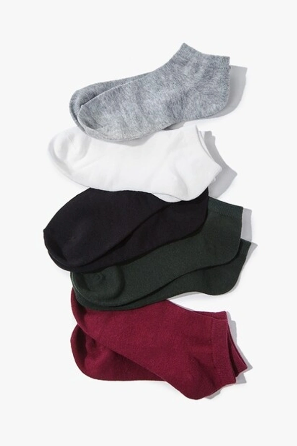 Set Of 5 Cotton Socks For Women And Girls 