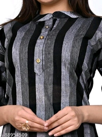 WOMENS COTTON HANDLOOM STRIPED KURTAName: WOMENS COTTON HANDLOOM STRIPED KURTAFabric: CottonSleeve Length: Three-Quarter SleevesPattern: StripedCombo of: SingleSizes:M (Bust Size: 38 in, Size Length: 43 in) L (Bust Size: 40 in, Size Length: 43 in) XL (Bust Size: 42 in, Size Length: 43 in) XXXL (Bust Size: 46 in, Size Length: 43 in) HE PRODUCTED IS FABRICATED WHILE KEEPING GLAMOUR C - Pink, S
