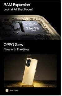 Oppo F23 5g (CPH2527)Size and WeightHeightabout 16.56cmWidthabout 7.61cmThicknessabout 0.82cmWeightabout 192g* Product size and weight may vary by configuration, manufacturing process and measurements. All specifications are subject to the actual product.StorageRAM and ROM Capacities8GB + 256GBRAM TypeLPDDR4X (2133MHz 4 x 16-bit)ROM SpecificationsUFS 2.2 @ 1Lanes Gear3Phone Storage - Gold