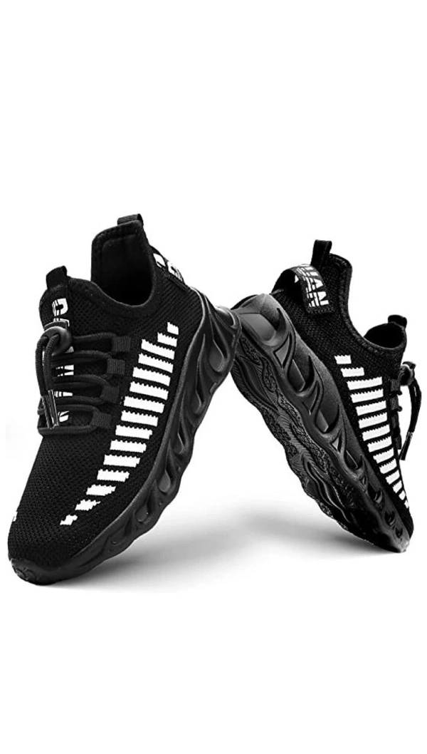 Running Sports Walking Casual Sneakers Shoes Sneakers For Men (Black)  - Black, 6 7 8 9 10