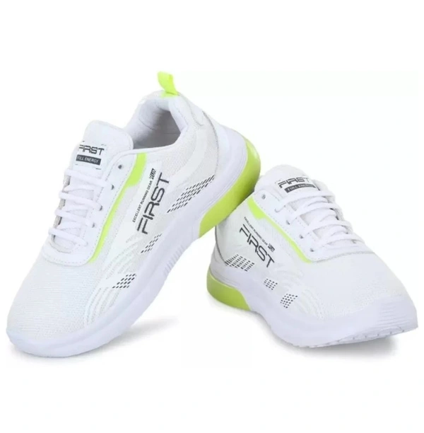 Running Shoe For Men (White/Green) - 6 / 7 / 8 / 9 / 10
