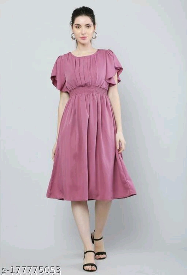 urbane latest women dressesName: urbane latest women dressesFabric: PolyesterSleeve Length: Short SleevesPattern: SolidSizes:XL (Bust Size: 40 in, Length Size: 42 in) Country of Origin: India - Pink, L