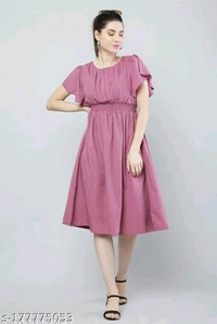 urbane latest women dressesName: urbane latest women dressesFabric: PolyesterSleeve Length: Short SleevesPattern: SolidSizes:XL (Bust Size: 40 in, Length Size: 42 in) Country of Origin: India - Pink, L