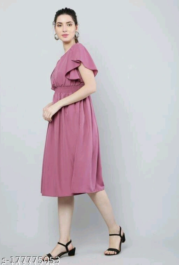 urbane latest women dressesName: urbane latest women dressesFabric: PolyesterSleeve Length: Short SleevesPattern: SolidSizes:XL (Bust Size: 40 in, Length Size: 42 in) Country of Origin: India - Pink, S