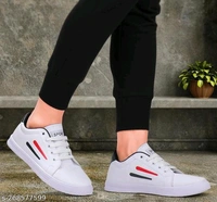 Men's Sneakers 108 Casual White ShoesName: Men's Sneakers 108 Casual White ShoesMaterial: Syntethic LeatherSole Material: PvcFastening & Back Detail: Lace-UpSizes:IND-6, IND-7, IND-8, IND-9, IND-10Men's Sneakers Casual 108 White ShoesCountry of Origin: India - White, 8