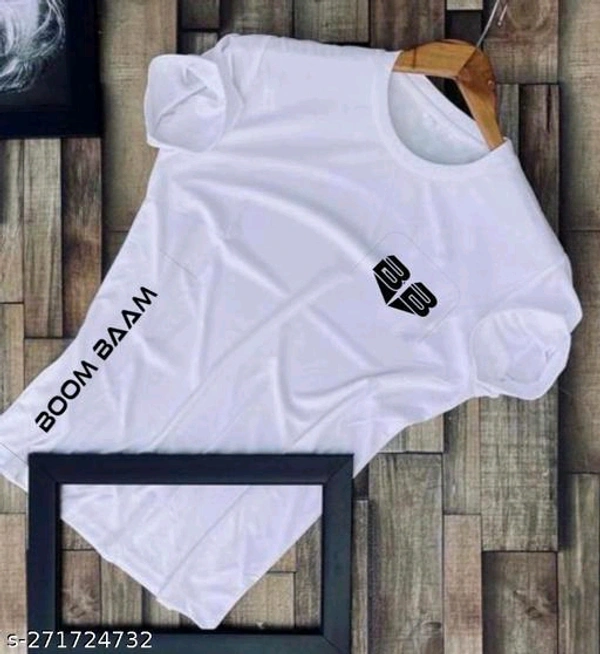 Men's solid T-shirtName: Men's solid T-shirtFabric: LycraSleeve Length: Short SleevesPattern: SolidNet Quantity (N): 4Sizes:S, M, L, XL, XXLName : men's solid T-shirtFabric : poly laycraSize,  M, L, XL, XXLNet quantity (N) :1Pattern: solid Colours: maroon , white, black, nevyblueCountry origin: India Men's stylist and simple T-shirt with good fabric and comfortable fitting to wear  - White, Xl