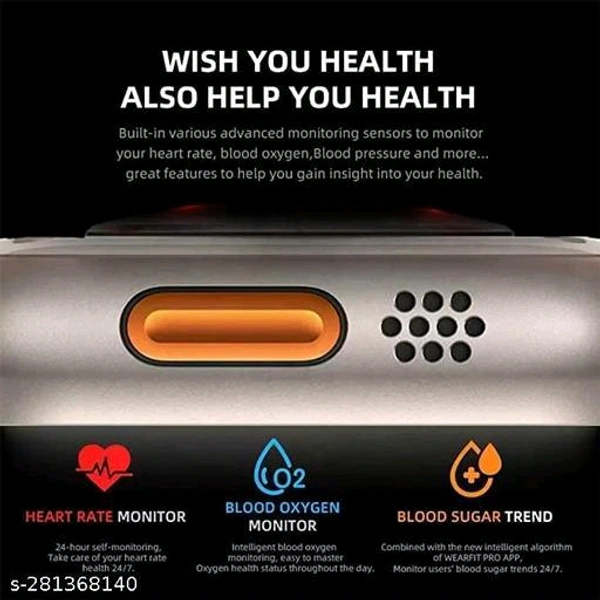 Ultra Seris 8 Smart Watch T800 Ultra Men Two Watch NFC Door Unlock Smartwatch Bluetooth Call Wireless Charge Fitness Bracelet (Orange) T800 smartwatchName: Ultra Seris 8 Smart Watch T800 Ultra Men Two Watch NFC Door Unlock Smartwatch Bluetooth Call Wireless Charge Fitness Bracelet (Orange) T800 smartwatchBattery Charge Time: 1 HourBattery life: Above 50 HoursBluetooth Range: above 