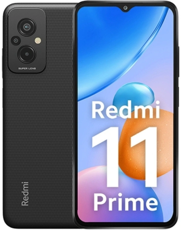 REDMI 11 Prime (Flashy Black, 64 GB)4 GB RAM | 64 GB ROM | Expandable Upto 512 GB16.71 cm (6.58 inch) Full HD+ Display50MP + 2MP + 2MP | 8MP Front Camera5000 mAh BatteryHelio G99 Processor7 Days Service Center Replacement/Repair, No questions asked. - Black