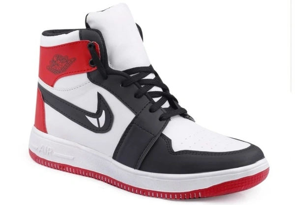 Stylish Jordan High Ankle Shoe (Red) - 7. 8. 9. 10., Red