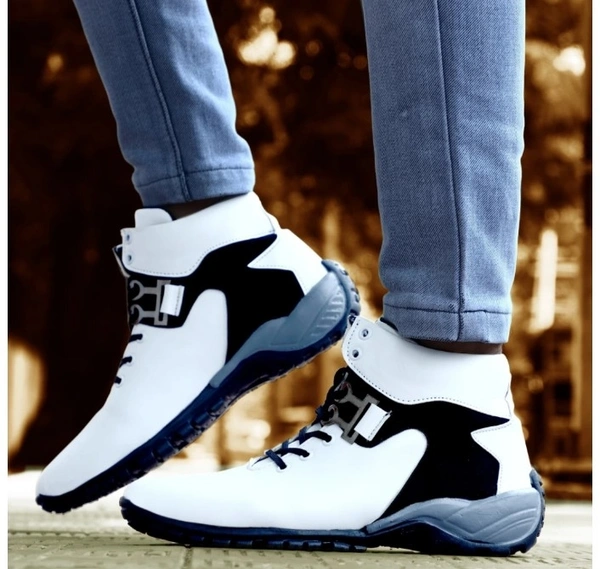 Boots For Men ( White ) - White