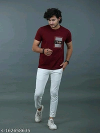 Trendy Stylish Combo Men TshirtName: Trendy Stylish Combo Men TshirtFabric: Cotton BlendSleeve Length: Short SleevesPattern: SolidNet Quantity (N): 2Sizes:M (Chest Size: 19 in, Length Size: 26.5 in) L (Chest Size: 20 in, Length Size: 27.5 in) XL (Chest Size: 21 in, Length Size: 28.5 in) Pack of 2 Tshirt Combo Cotton tshirt High Quality FabricCountry of Origin: India - Red, L