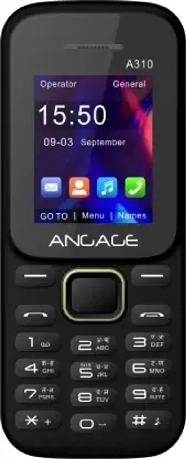 ANGAGE A310 price in India - Black