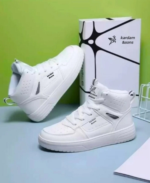 CCICACO light Weight Stylish White Sneaker For Men  - White, All Size Are Available
