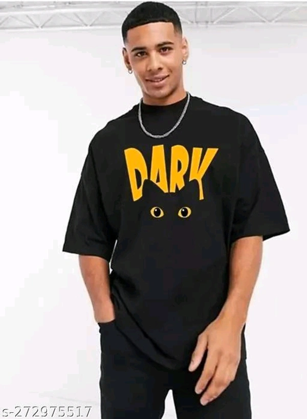 Urbane Modern Men TshirtsName: Urbane Modern Men TshirtsFabric: CottonSleeve Length: Short SleevesPattern: PrintedNet Quantity (N): 1Sizes:M (Chest Size: 40 in, Length Size: 27 in) L (Chest Size: 42 in, Length Size: 28 in) XL (Chest Size: 44 in, Length Size: 29 in) Men's Black off shoulder drop oversized printed t shirtCountry of Origin: India - Black, M