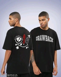 Urbane Modern Men TshirtsName: Urbane Modern Men TshirtsFabric: CottonSleeve Length: Short SleevesPattern: PrintedNet Quantity (N): 1Sizes:M (Chest Size: 40 in, Length Size: 27 in) L (Chest Size: 42 in, Length Size: 28 in) XL (Chest Size: 44 in, Length Size: 29 in) Men's Black off shoulder drop oversized printed t shirtCountry of Origin: India - Black, M