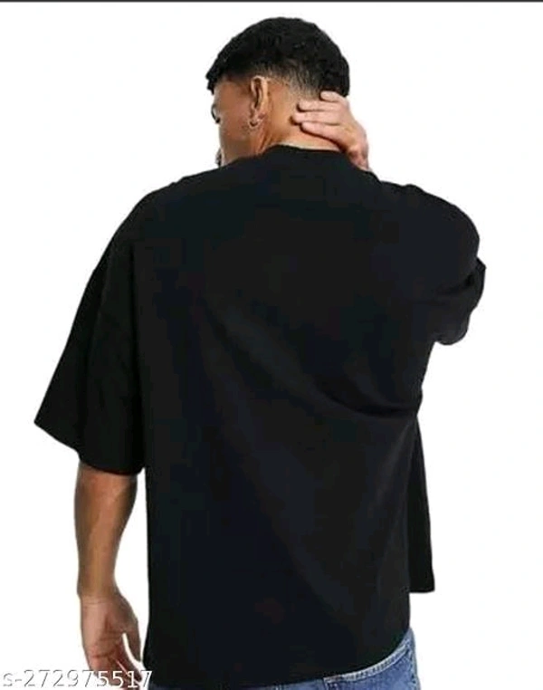Urbane Modern Men TshirtsName: Urbane Modern Men TshirtsFabric: CottonSleeve Length: Short SleevesPattern: PrintedNet Quantity (N): 1Sizes:M (Chest Size: 40 in, Length Size: 27 in) L (Chest Size: 42 in, Length Size: 28 in) XL (Chest Size: 44 in, Length Size: 29 in) Men's Black off shoulder drop oversized printed t shirtCountry of Origin: India - Mine Shaft, L