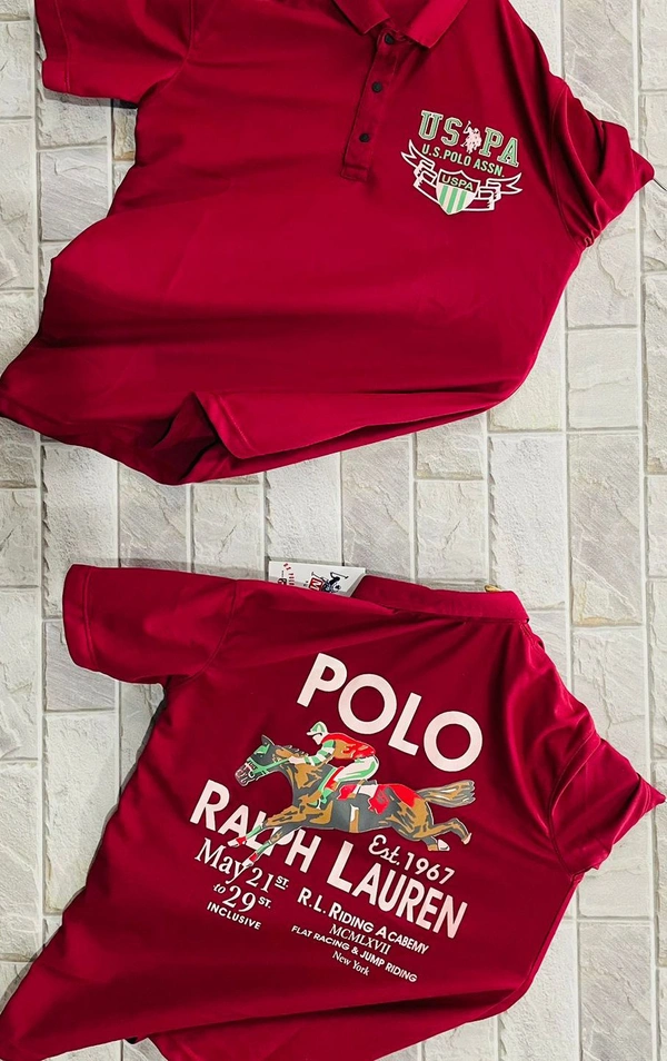 Men Cotton T-shirt - Red, X