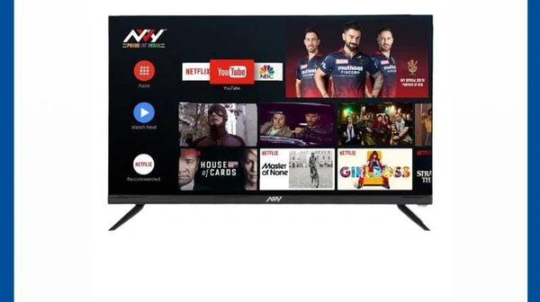 NVY 80 cm (32 inch) HD Ready Smart Frameless LED TV, NVA32SFR1 (Black) (2023 Model - Black, 32inch