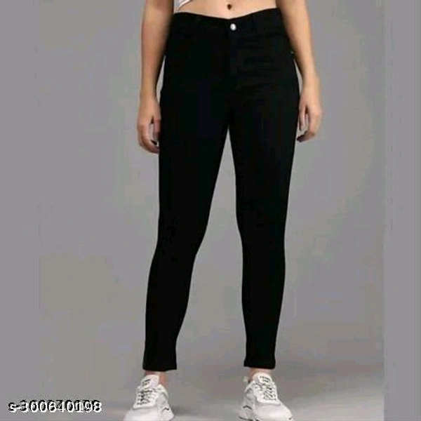 COMFY STRECHABLE HIGH-WAIST (1-BUTTON) JEANS FOR WOMEN ANG GIRLSName: COMFY STRECHABLE HIGH-WAIST (1-BUTTON) JEANS FOR WOMEN ANG GIRLSFabric: DenimNet Quantity (N): 1Sizes:28 (Waist Size: 28 in, Length Size: 38 in) 30 (Waist Size: 30 in, Length Size: 38 in) COMFY STRECHABLE HIGH-WAIST (1-BUTTON) JEANS FOR WOMEN ANG GIRLSCountry of Origin: India - Periwinkle, 30