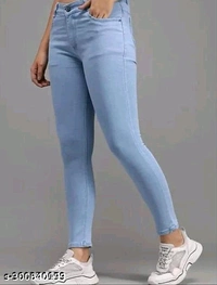 COMFY STRECHABLE HIGH-WAIST (1-BUTTON) JEANS FOR WOMEN ANG GIRLSName: COMFY STRECHABLE HIGH-WAIST (1-BUTTON) JEANS FOR WOMEN ANG GIRLSFabric: DenimNet Quantity (N): 1Sizes:28 (Waist Size: 28 in, Length Size: 38 in) 30 (Waist Size: 30 in, Length Size: 38 in) COMFY STRECHABLE HIGH-WAIST (1-BUTTON) JEANS FOR WOMEN ANG GIRLSCountry of Origin: India - Blue, 30