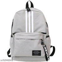 STYLIST AND TRENDY SCHOOL/COLLEGE/CASUAL BACKPACK FOR GIRLS AND WOMENName: STYLIST AND TRENDY SCHOOL/COLLEGE/CASUAL BACKPACK FOR GIRLS AND WOMENMaterial: PUNo. of Compartments: 4Pattern: SolidMultipack: 1Sizes:Free Size (Length Size: 16 in, Width Size: 10 in) Trendy and fashionable Unique shaped Backpack. This bag is crafted using unique PU fabric which is kind of an artificial lea - Gray, Free Size