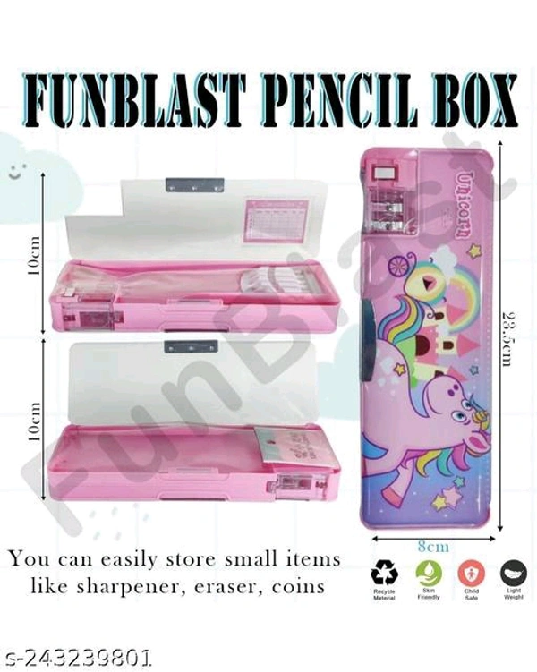 Catalog Name:*Latest Geometry Sets*Material: Plastic1 Eraser: No1 Lead Compass: No1 Mini Black Peps Pencil: No1 Pencil Sharpner: Yes1 Protractor: No1 Ruler: No1 Universal Holder Compass: No2 Set Squares: NoNet Quantity (N): 1Dispatch: 1 Day*Proof of Safe Delivery! Click to know on Safety Standards of Delivery - Blush Pink