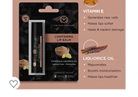 The Man Company Lightening Lip Balm for Dry, Chapped, Dark and Smoky Lips - 4gm | Moisturizes, Nourishes & Soften Lips with the power of Vitamin E, Coconut & Olive Oil - Black