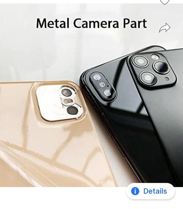milestone mobile accessories Back Cover for Paste This Sheet in your Iphone X, XS convert into 11 Pro (Gold, Flexible, Silicon, Pack of: 1) - Gold