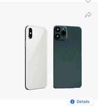 milestone mobile accessories Back Cover for Paste This Sheet in your Iphone X, XS convert into 11 Pro (Gold, Flexible, Silicon, Pack of: 1) - Gold