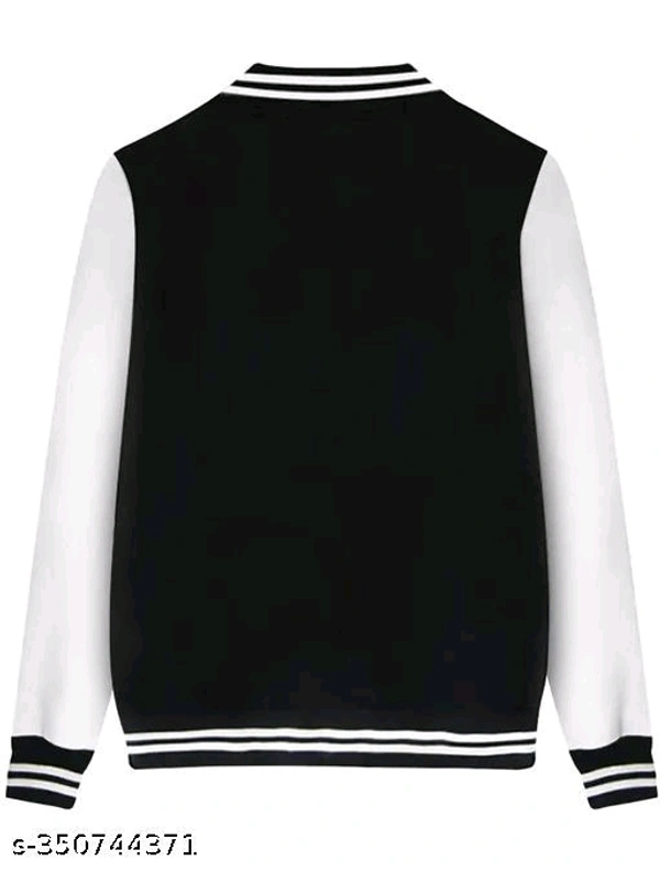 Men's Stylish Trendy Fleece Fabric Printed Sweatshirt - White, M