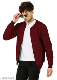 Leotude stylish Bomber jacket for men - Black, M