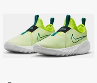 Nike Boys Flex Runner 2 (Gs) Running Shoe - Green, 8
