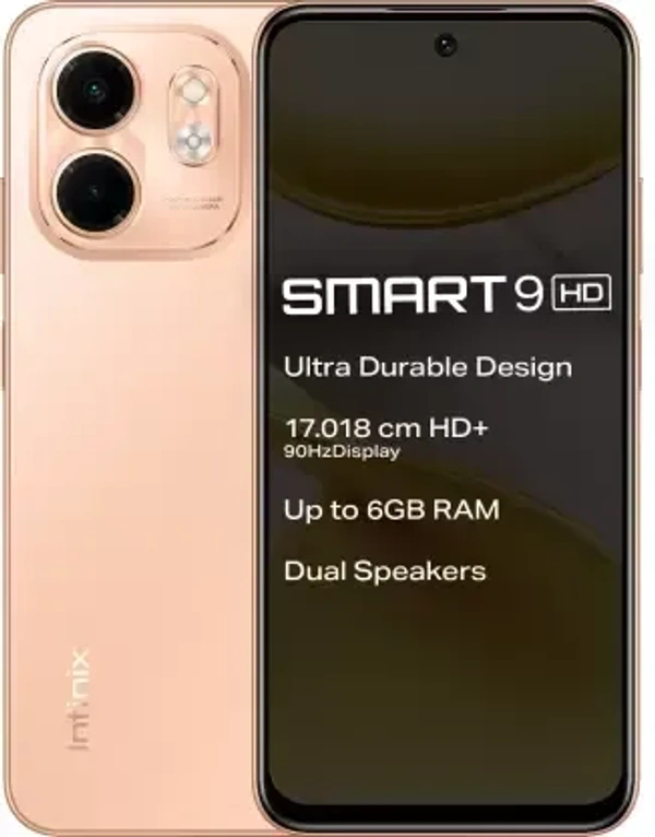 INFINIX SMART 9 HD ( CORAL GOLD 3GB+64GB ) - CORAL GOLD, INFINIX SMART 9 HD ( CORAL GOLD  3GB+64GB )