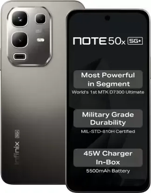 INFINIX NOTE 50X 5G+ (Grey  6GB +128GB ) - Gray, INFINIX NOTE 50X 5G+ (Grey   6GB +128GB )