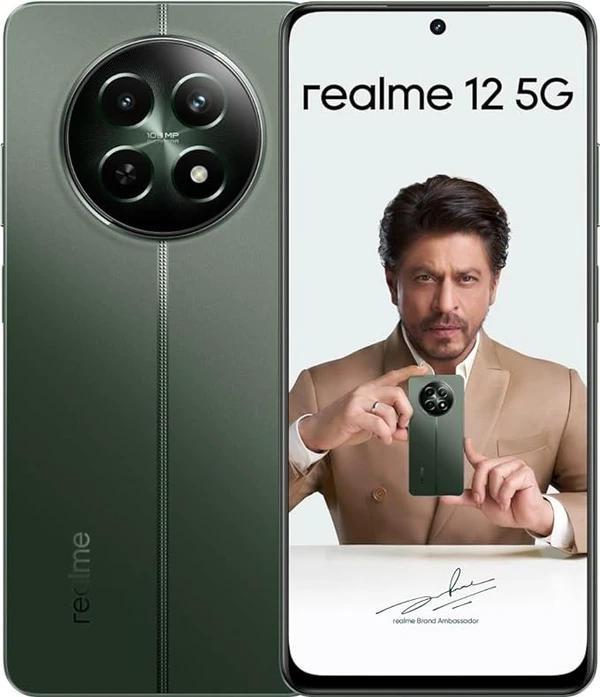 realme 12 5G (Woodland Green, 128 GB)  (8 GB RAM) - woodland green, 8GB-128GB