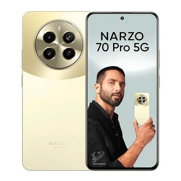 Realme NARZO 70 Pro 5G (gold, 8GB RAM,128GB Storage) - gold, 8GB-128GB