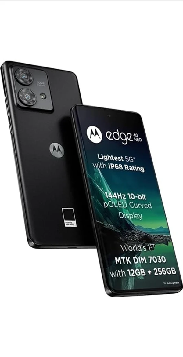 Motorola Edge 40 Neo (black, 128 GB) (8 GB RAM) - black, 8GB-128GB