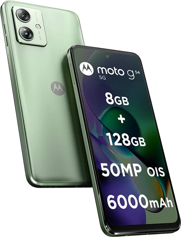 Motorola G54 5G (mint green, 8GB RAM, 128GB Storage) - mint green, 8GB-128GB